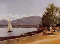 Corot, Jean-Baptiste-Camille - The Quai des Paquis in Geneva